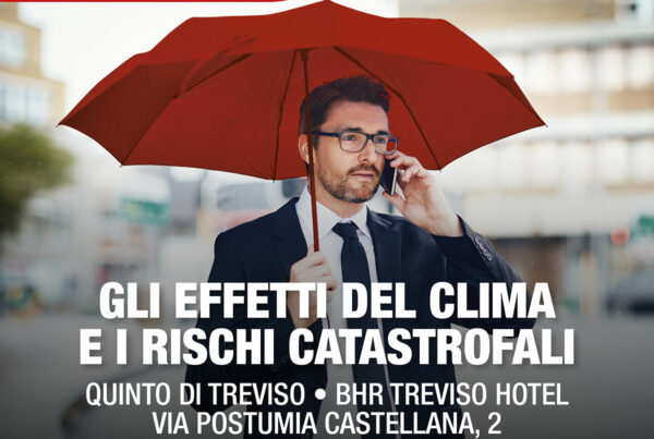 Parleremo dei rischi causati dai cambiamenti climatici e della legge di bilancio 2024, che introduce per le imprese l’obbligo di assicurarsi contro i danni da calamità naturali ed eventi catastrofali.